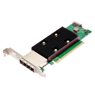 05-50108-00 Broadcom HBA-адаптер Broadcom 9600W-16e SGL (05-50108-00)  PCIe Gen4 x16 LP, Tri-Mode SAS/SATA/NVMe 24G HBA