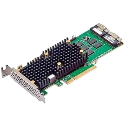 SAS/NVMe RAID контроллер Broadcom Tri-Mode 96xx MegaRAID 9660-16i PCI Express