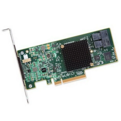 H5-25573-00G Broadcom HBA-адаптер Broadcom 9300-8I SGL (LSI00344 / H5-25573-00 / H5-25573-00G) PCIe 3.0 x8 LP, SAS/SATA